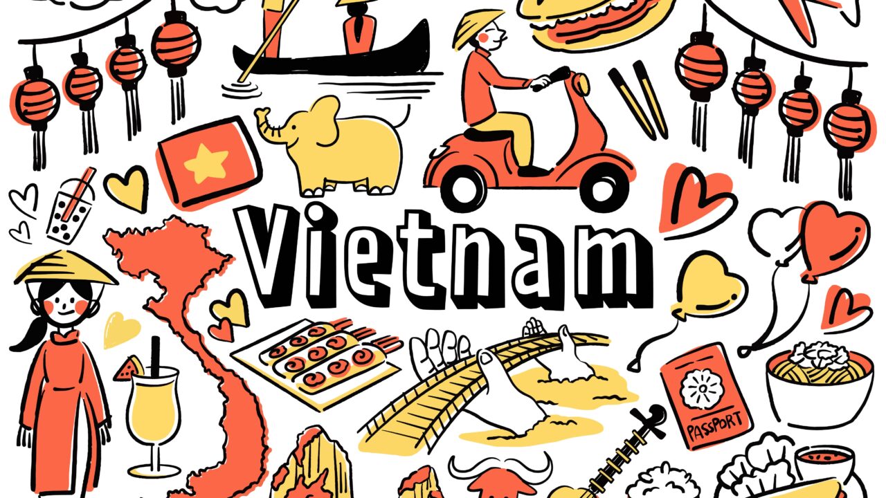 illust of vietnam