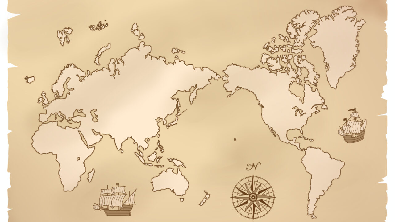 world map